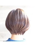 ナチュラル丸みショートボブ
