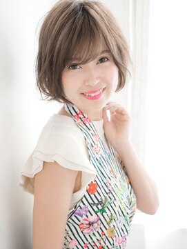 リープ 祖師ヶ谷大蔵(leap) 斜めバング×毛束感☆ゆるふわマッシュショート