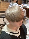 メンズミルクティーベージュマッシュ