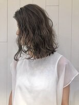 オーク 学芸大学(OAK)&nbsp;切りっぱなしロブ☆ハイライトアッシュグレージュ