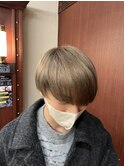 MEN'Sミルクティーベージュカラー ブリーチカラー