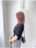 1ブリーチで作るくすみピンクベージュ