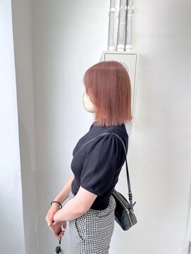 ミュー(Mu) 1ブリーチで作るくすみピンクベージュ