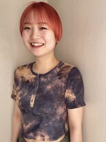 ソイ 下北沢(soi)&nbsp;【RED】レッドオレンジ_マッシュショート_シースルーバング