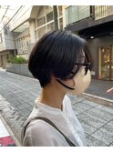 KINGDOM元町/ハンサムショート/眼鏡に似合うショート