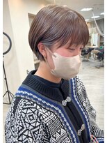 ソソ(soso)&nbsp;【soso 伊勢田】丸みショート×ベージュ【横浜/ブリーチ】