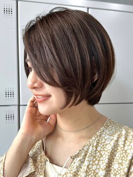 プルーヴ 秋葉原(prove) 30代40代大人女性/前髪ありショートボブ/ショートヘア/髪質改善