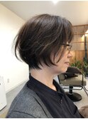 ナチュラルショートボブ