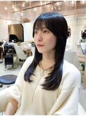 【momoka】韓国レイヤーカット顔周りくびれシアーカラー髪質改善