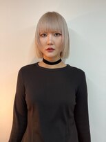 アル 心斎橋(alu) オリーブグレー/小顔に見せるヘア/ココアベージュ