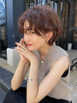 サンド 表参道(sand) ショートボブパーマ20代30代40代ショートパーマショート