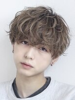 オーシャントーキョー(OCEAN TOKYO)&nbsp;メンズパーマツイスパ波巻きスパイラルマッシュセンターパート