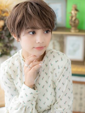 カバーヘア ブリス 上尾西口店(COVER HAIR bliss) 透明感オリーブグレージュ小顔ウルフカットc6上尾20代30代40代