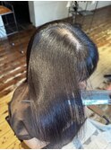 美髪ストレート♯静岡市♯髪質改善♯縮毛♯美髪矯正