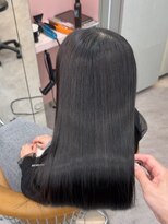 ロンドリゼル 札幌(Lond RiseL)&nbsp;ミディアムレイヤーカット/髪質改善/韓国/黒髪/小顔/前髪/札幌