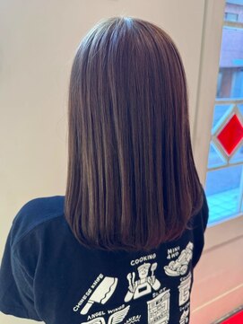 ムーン(moon) クラゲヘアー/小顔に見せるヘア/ココアベージュ/武蔵小杉