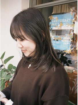 ムク(muku) オリーブカラー レイヤーミディアム