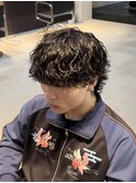 縦落ちウルフパーマ/津田沼/メンズパーマ/メンズ/メンズカット