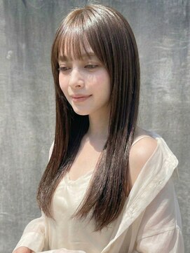 ヘアアンドスパ モーブ 世田谷(hair&SPA Mauve) 酸性ストレート×髪質改善。透明感カラーで魅せる至高の艶髪