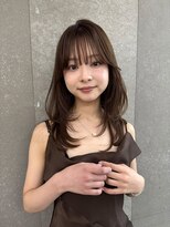ロンドポレール 北千住(Lond polaire)&nbsp;コーラルベージュ/顔周りカット/レイヤーカット/韓国巻き