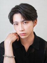 アクロス 原宿(AKROS) かきあげコンマバング 毛流れヘア