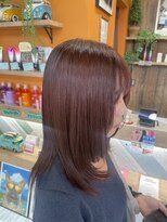 アース 長崎大村店(HAIR&MAKE EARTH)&nbsp;透け感のあるボルドーカラー♪