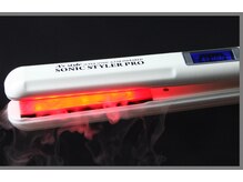 【GRAND LINE】《黒・白ミスト》《超音波アイロン》美容器具で更に水分量UP！！（ミネコラ/髪質改善）