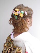 ヘアメイク オブジェ(hair make objet) ボブの成人式SET