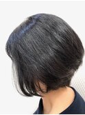 前下がり/小顔/ハンサムショート/ダークカラー/40代50代