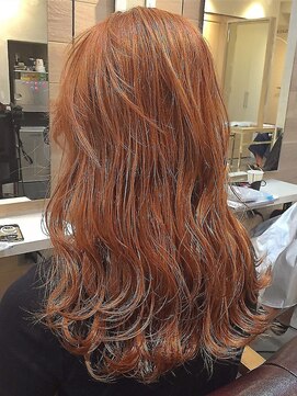 オーブ ヘアー ブランコ 久米川店(AUBE HAIR Blanco) オレンジベージュ☆