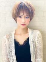 アグ ヘアー ノーティー 春日部2号店(Agu hair naughty)&nbsp;《Agu hair》女っぽふんわりマロンショート