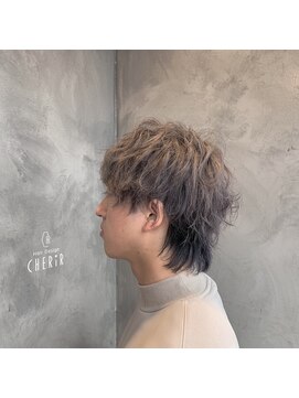 シェリール(CHERiR) ツートーン♪スノーグレー×ダークグレー☆ブリーチ3回以上