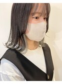グレージュインナーカラー