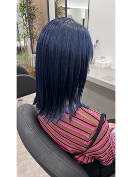 エイト プラット 渋谷2号店(EIGHT plat) ネイビーカラー/韓国風ツヤカラー