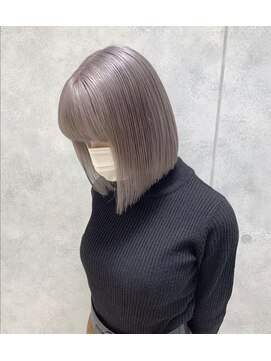 リアンリリィ バイ エイル トウキョウ(Lian lily by Eir Tokyo) ボブ×グレージュ