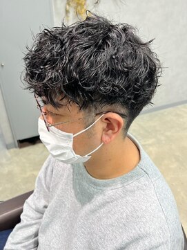 リット×ベリエ(Lit.×belier) 波巻きスパイラルツイストスパイラルパーママッシュメンズヘア