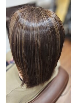 ナチュラルドットエフ(natural・f ) 艶々ミディアムボブ