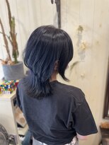 ラピッツヘアデザイン(la Pitt's hair design) ブルーブラックカラー