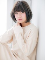 アートサロン センター北(art salon)&nbsp;センター北/髪質改善/カーキベージュでオン眉ボブパーマh