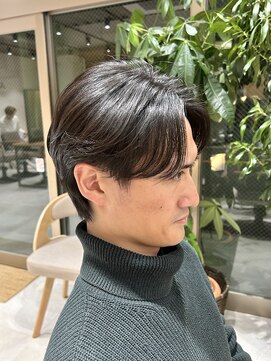 アドア 横浜(ADORE) 【ADORE 横浜】センターパート×メンズパーマ×ナチュラルパーマ