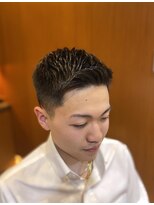 ヘアモード キクチ 銀座店&nbsp;刈り上げ アップバング 理容室