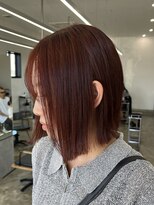 ノートエートル 西金沢(Nought etre)&nbsp;ワンカラーレッドブラウン10代20代30代レッドカラーブラウンカラ