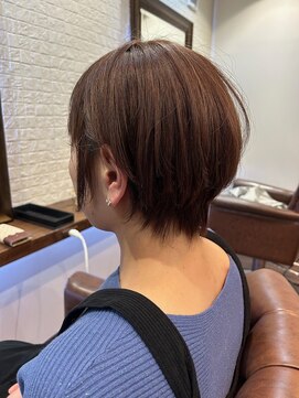 ヘアー サロン アットシュシュ(Hair Salon At'shushu) お任せコースで作る大人ショートボブ♪