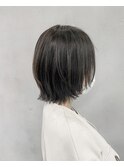 顔まわりレイヤーボブ 20代30代40代ヘア 小顔 大阪ボブ 梅田