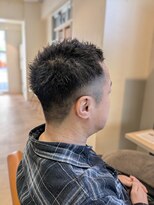 ソル 千葉(Sol) フェード風メンズビジネススタイル/刈り上げ/束感