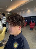 縦落ちツイストパーマ