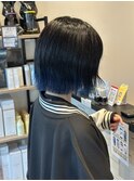 ボブ　裾カラー