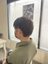 カラペア 大みか店(Color-pair) モヒカンショート