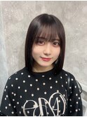 切りっぱなしボブ/エアリーロング/美髪/ピンクブラウン[国分寺]