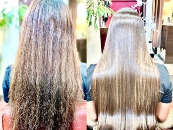 ラヴィソン ヘアー(RAVISSANT HAIR)の写真/≪矢場町・栄≫思わず触りたくなる艶髪へ♪トリートメントで栄養を補給していくので潤い溢れる仕上がりに◎